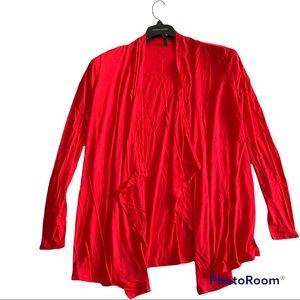 Rags & couture XL Red cardigan